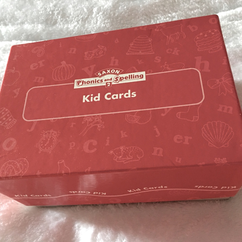 NIB SAXON Phonics and Spelling Kids Cards Grade 2